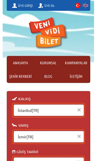 Veni Vidi Bilet  Mobile Screenshot