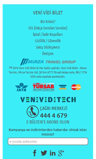 Veni Vidi Bilet  Mobile Screenshot