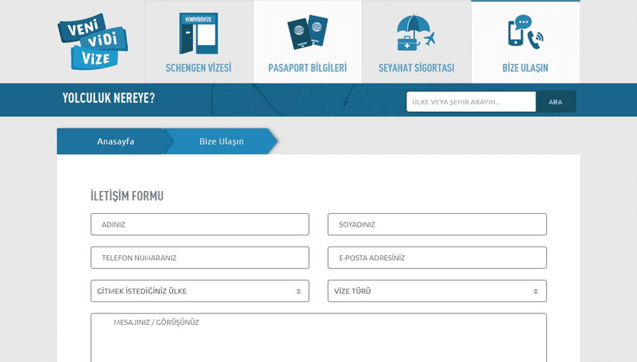 Veni Vidi Vize Desktop Screenshot