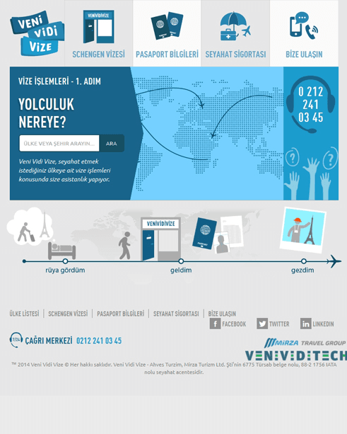 Veni Vidi Vize  Tablet Screenshot