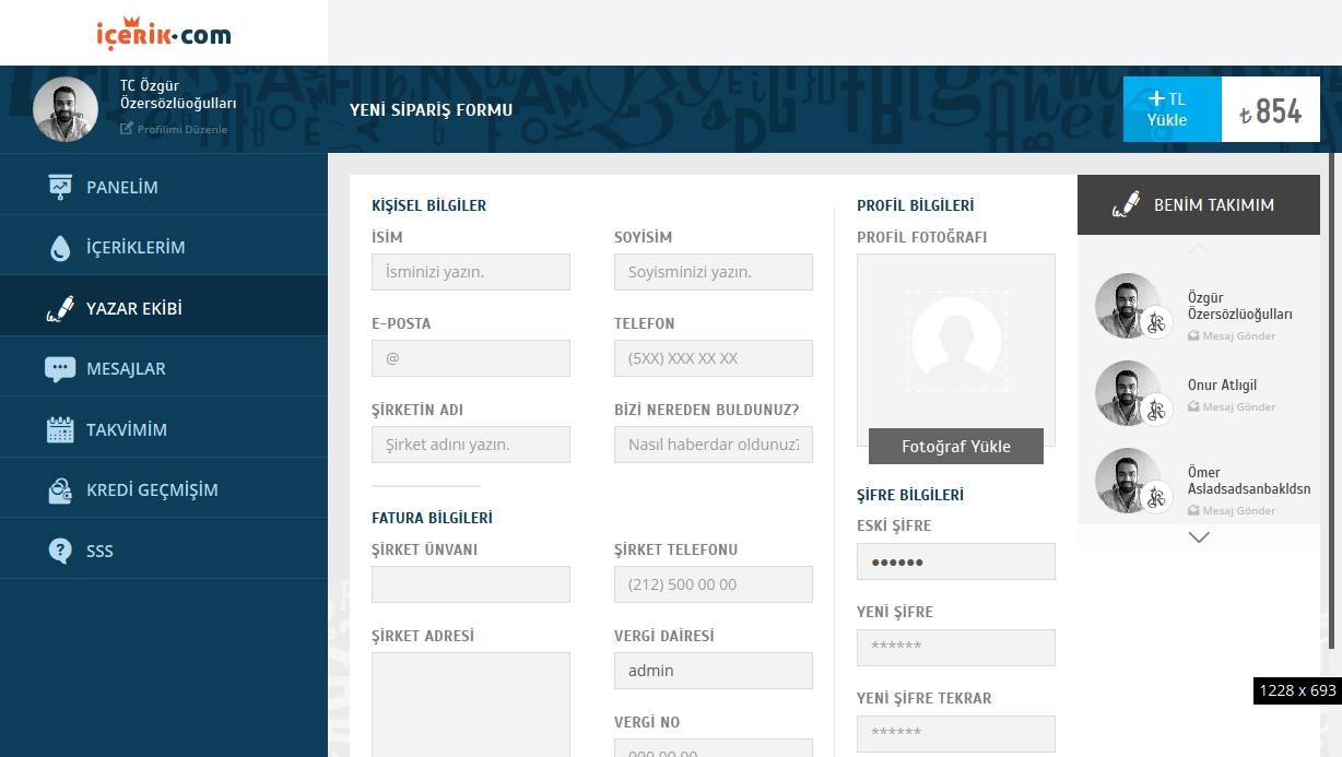ICERIK.COM Desktop Screenshot