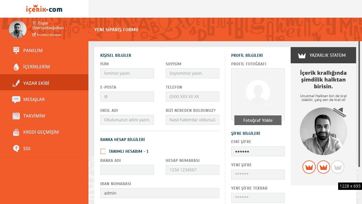 ICERIK.COM Desktop Screenshot