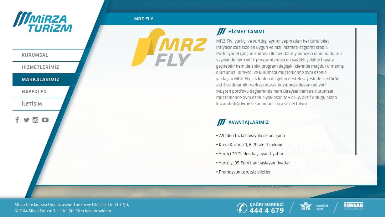 Mirza Turizm Desktop Screenshot