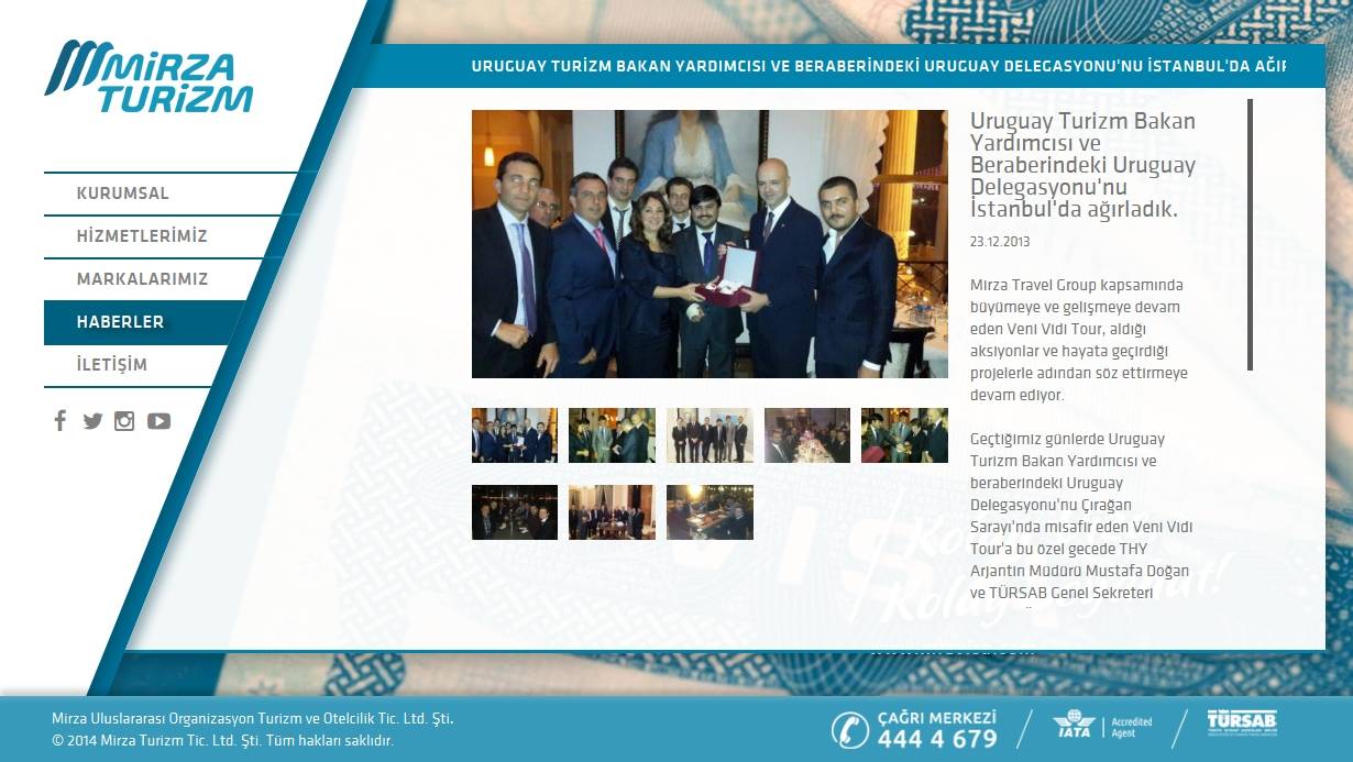 Mirza Turizm Desktop Screenshot