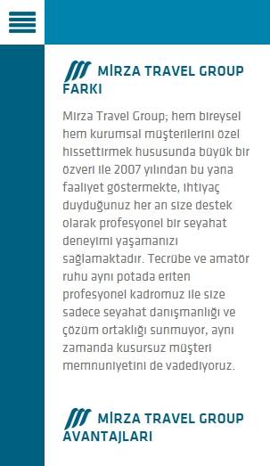 Mirza Turizm  Mobile Screenshot
