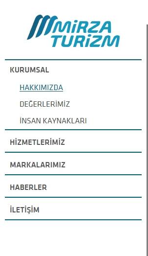 Mirza Turizm  Mobile Screenshot