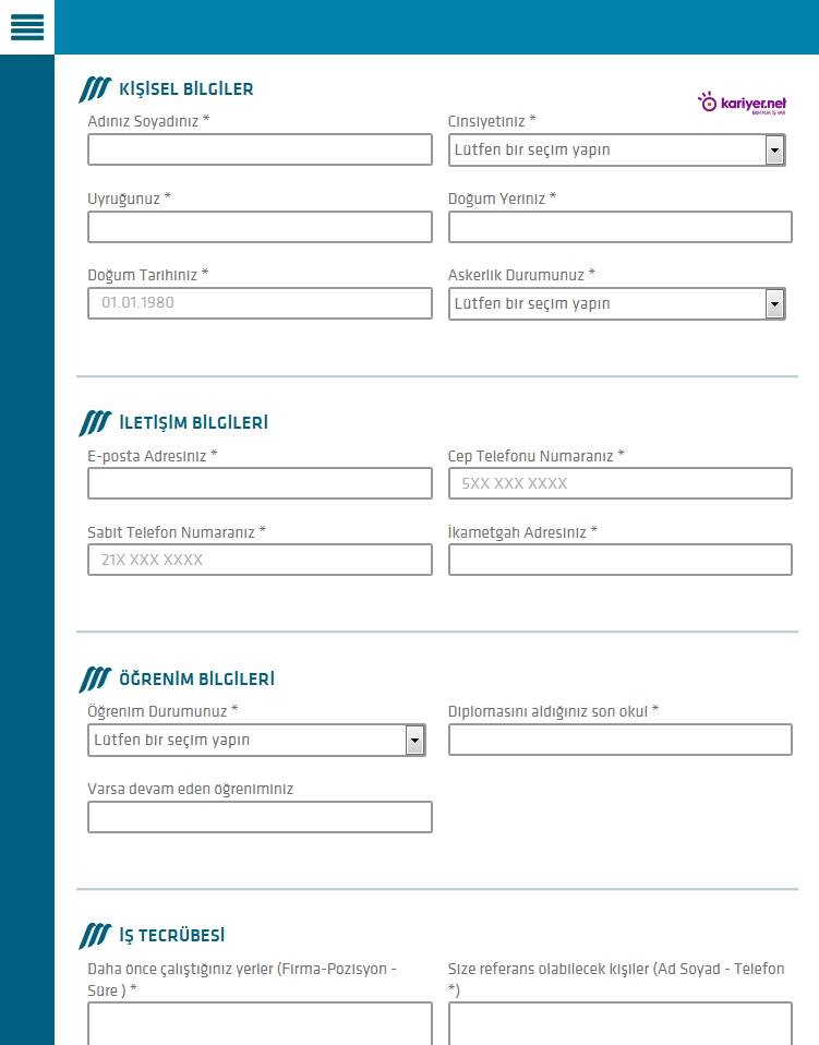 Mirza Turizm  Tablet Screenshot