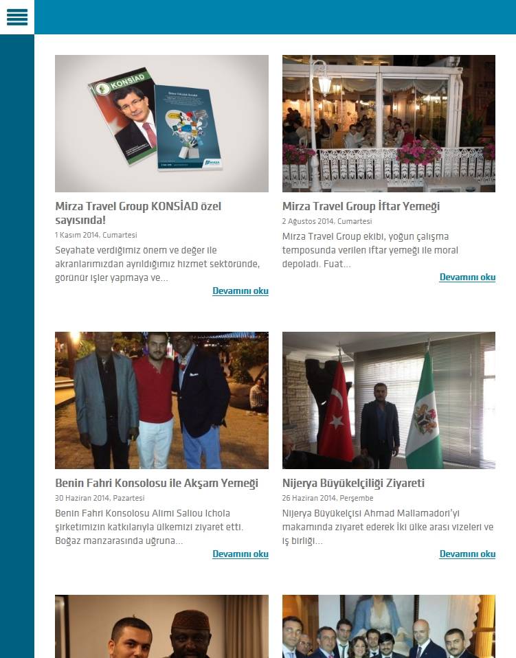 Mirza Turizm  Tablet Screenshot